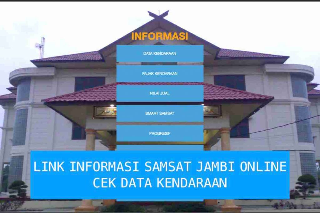link info samsat jambi online