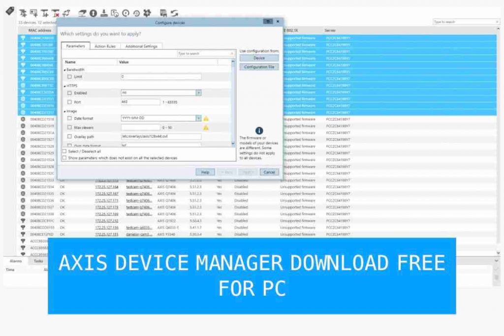 download axis camera configuration tool