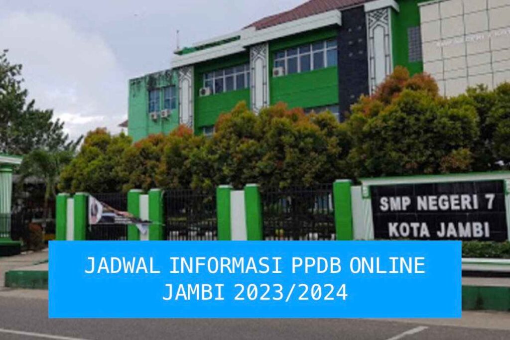 jadwal ppdb online jambi 2023 2024