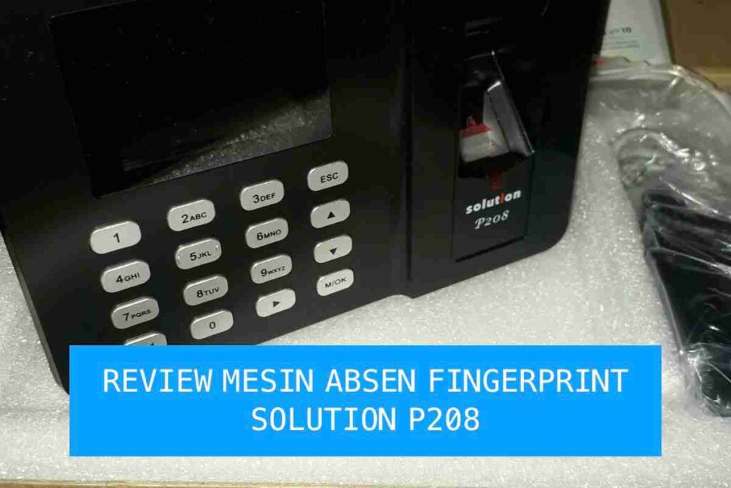 mesin absen fingerprint solution p208