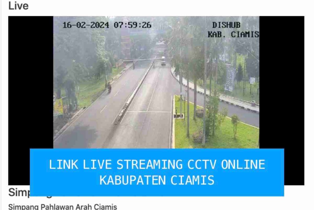 link cctv online kabupaten ciamis