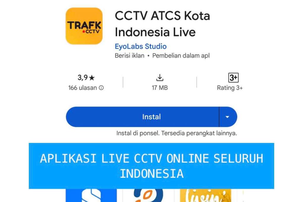 aplikasi live cctv online seluruh indonesia