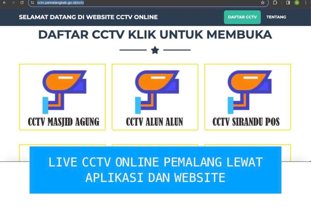 live cctv online kabupaten pemalang
