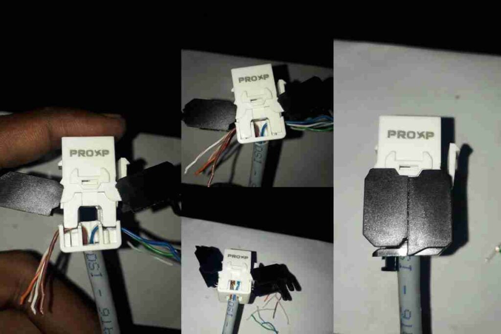 cara pasang kabel lan ke modular jack rj45