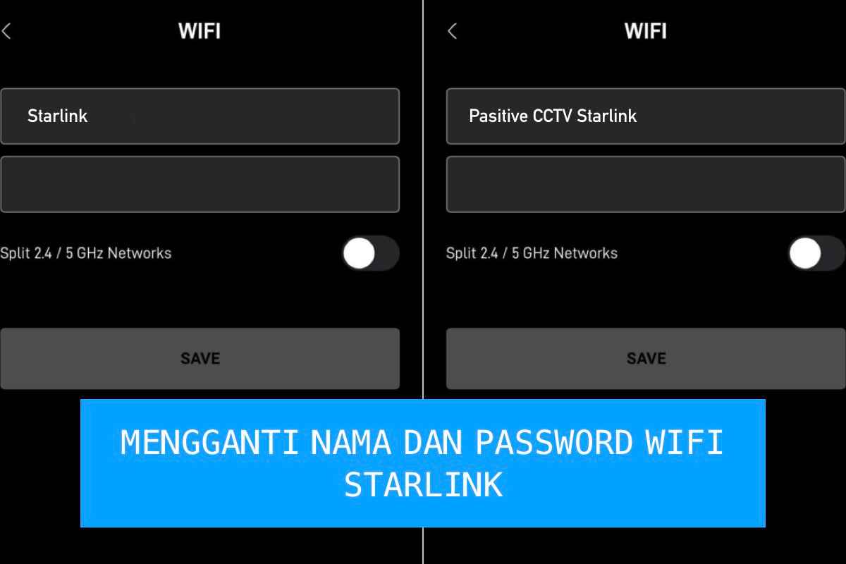 Mengganti Nama dan Password WiFi Internet Starlink – Pasitive CCTV